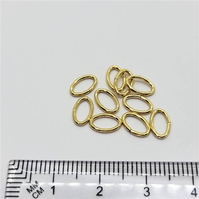 14k Gold Filled Jumpring - Oval Open #3 4.9x7.6mm