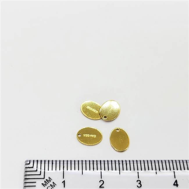 14k Gold Filled Quality Tag - Oval 7mm x 5mm without Ring