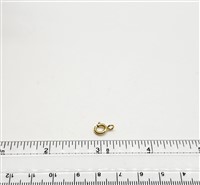 14k Gold Filled Clasp - Spring 7mm Closed ring