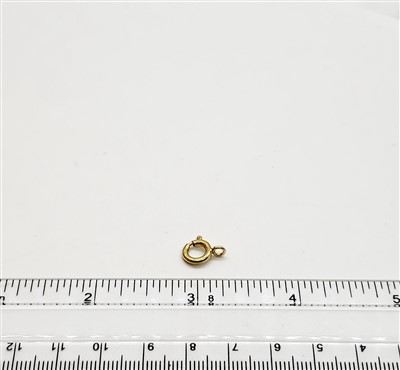 14k Gold Filled Clasp - Spring 8mm Closed ring
