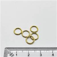 14k Gold Filled Jumpring - Closed Ring 8.0mm.  18 Gauge