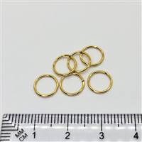 14k Gold Filled Jumpring - Open 8mm. 20.5 Gauge