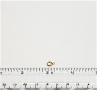 14k Gold Filled Clasp - Spring 6mm Closed ring