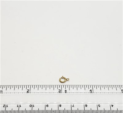 14k Gold Filled Clasp - Spring 6mm Closed ring