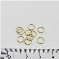 14k Gold Filled Jumpring - Open 6mm. 22 Gauge