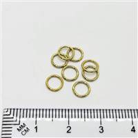 14k Gold Filled Jumpring - Closed Ring 6mm.  20.5 Gauge