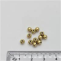 14k Gold Filled Bead - Matte Round 4mm