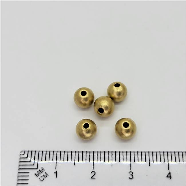 14k Gold Filled Bead - Matte Round 6mm