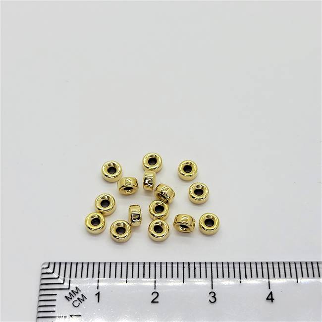 14k Gold Filled Bead - Rondelle 4mm