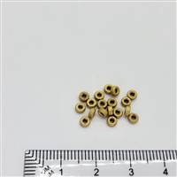 14k Gold Filled Bead - Stardust Rondelle 3mm