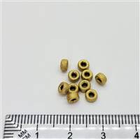 14k Gold Filled Bead - Stardust Rondelle 4mm