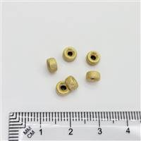 14k Gold Filled Bead - Stardust Rondelle 5mm