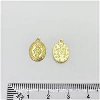 14k Gold Filled Charm - Virgin Mary 9mm x 12mm