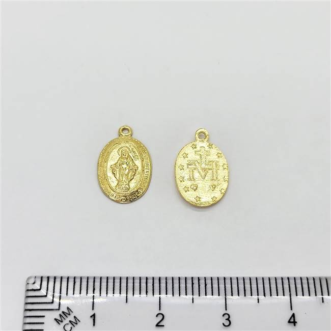 14k Gold Filled Charm - Virgin Mary 9mm x 12mm