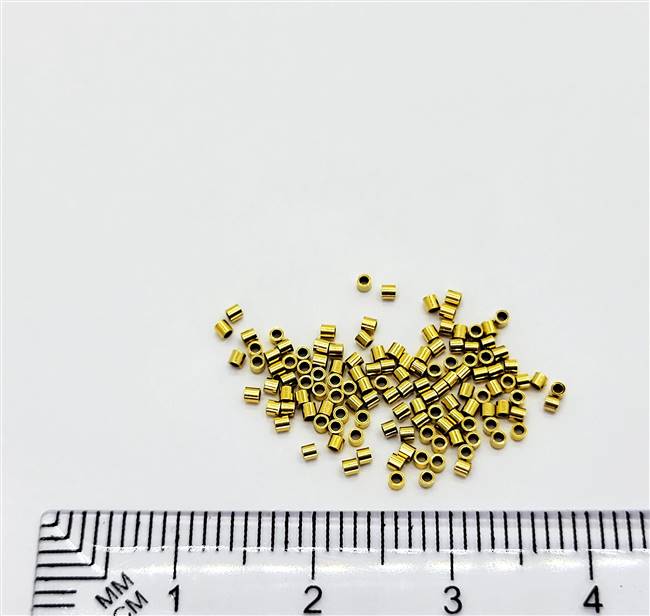 14k Gold Filled Crimp Bead - 1.1mm x 1mm