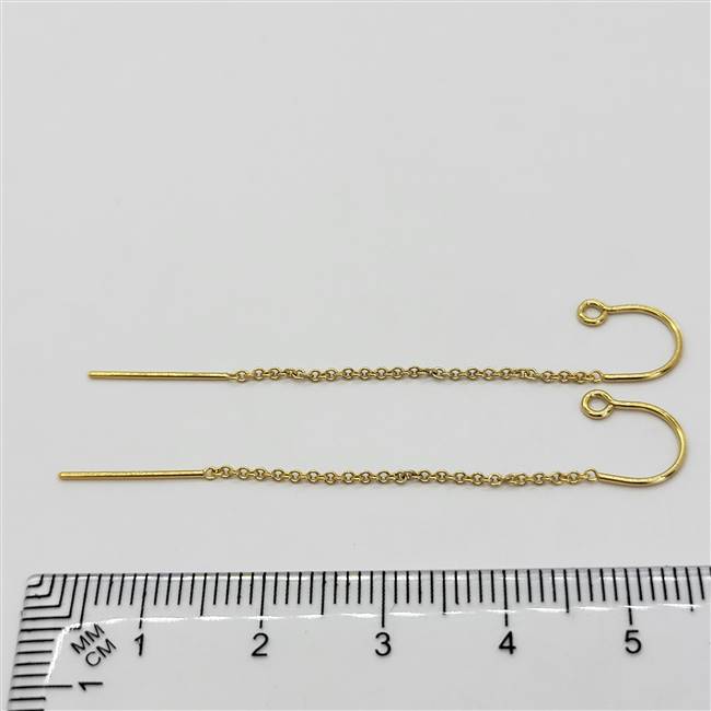 14k Gold Filled Earring - Threader with Half "U" Wire