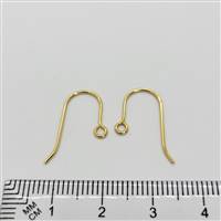 14k Gold Filled Earwire - Plain 21 Gauge