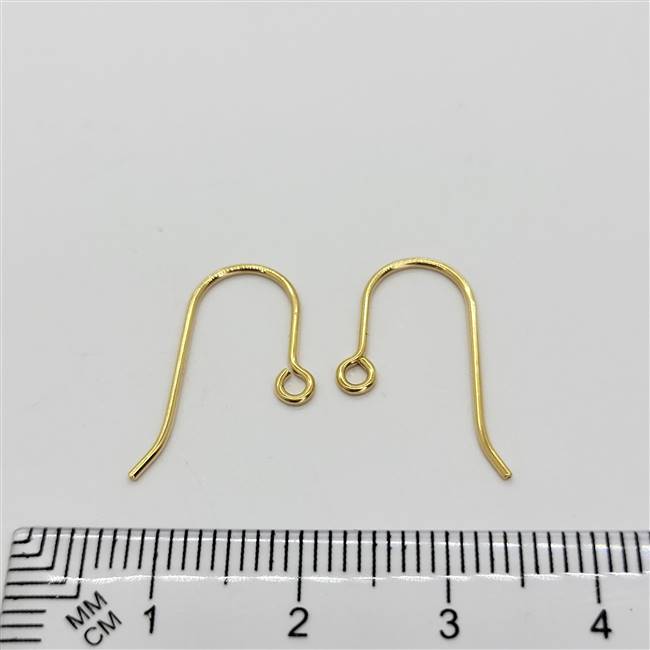 14k Gold Filled Earwire - Plain 21 Gauge