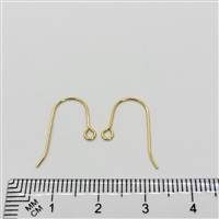 14k Gold Filled Earwire - Plain 22 Gauge