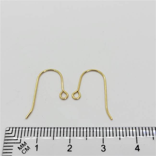 14k Gold Filled Earwire - Plain 22 Gauge