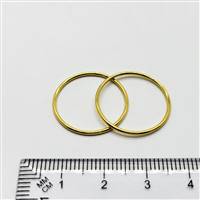 14k Gold Filled Jumpring - Closed Ring 20mm.  18 Gauge.