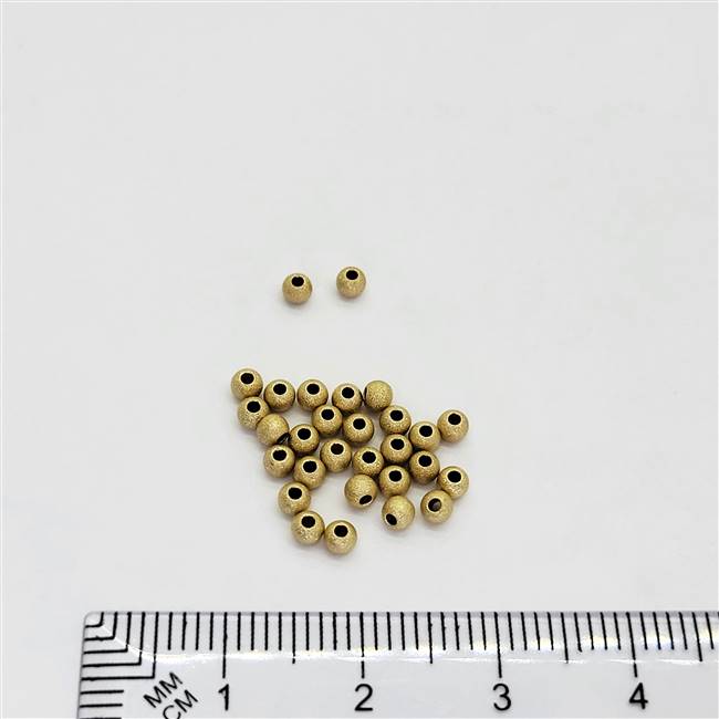 14k Gold Filled Bead - Stardust 2.5mm