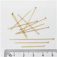 14k Gold FIlled Headpin - 22 Gauge 1.5 Inch