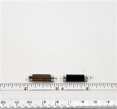 SP Faceted Tube Connector. Onyx