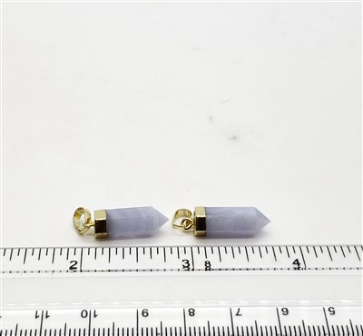 GP Crystal Point. Blue Lace Agate
