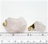 GP Raw Rose Quartz Pendants