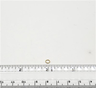 14k Gold Filled Jumpring - DC Closed 5mm. 21 Gauge. 10 Pieces