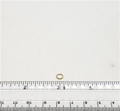 14k Gold Filled Jumpring - DC Closed 6mm. 21 Gauge. 10 Pieces