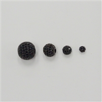 Bead - Round 12mm Black