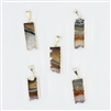 Silver Amethyst Slice Mini