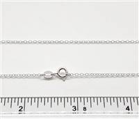 Sterling Silver Chain 1020A. 18 Inch