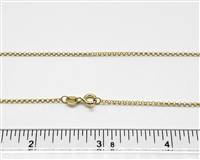 18k Gold over Sterling Silver Chain M441. 16 Inch