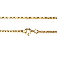 14k Gold Filled 1.4mm Rolo Chain M441. 16 Inch