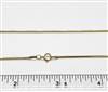14k Gold Filled 1mm Box Chain 1mmBox. 24 Inch