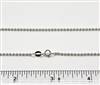 Sterling Silver Chain 1.8mm Ball. 18 Inch