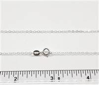 Sterling Silver Chain 1020F. 16 Inch