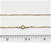 14k Gold Filled 0.8mm Box. 18 Inch