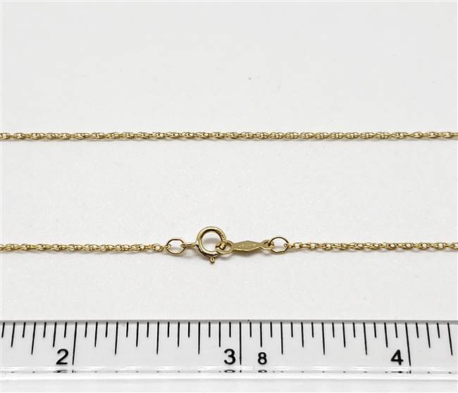 14k Gold Filled Chain 1.0mm Rope. 9R. 20 Inch