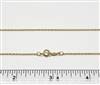 14k Gold Filled Chain 1.0mm Rope. 9R. 24 Inch