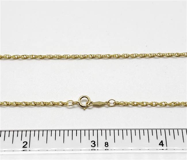 14k Gold Filled Chain 1.6mm Rope. 13R. 16 Inch