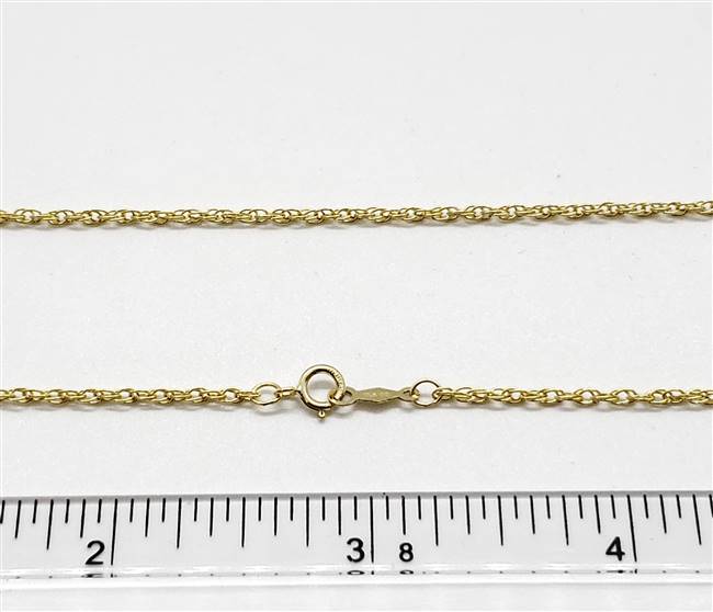 14k Gold Filled Chain 1.6mm Rope. 13R. 24 Inch