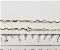14k Gold Filled Chain 2505F. 18 Inch