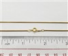 14k Gold Filled 1mm Snake Necklace. 16 Inch