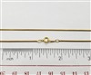 14k Gold Filled 1mm Snake Necklace. 18 Inch