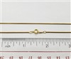 14k Gold Filled 1mm Snake Necklace. 20 Inch