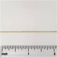 14k Gold Filled Chain - Cable Chain 1.2mm